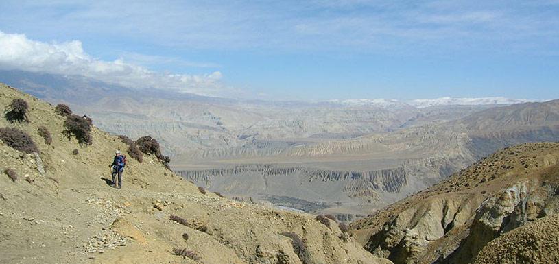 Stunning landscape of Mustang Area