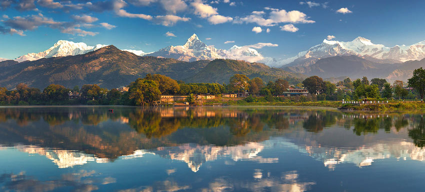 Mountain View from Pokhara Mountain View from Pokhara